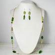 Glass beads jewelry set