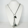 Gun black necklace